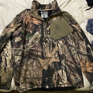ScentLok mossy oak camo quarter zip